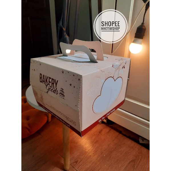 Hộp giấy đựng bánh sinh nhật cho đế 30cm