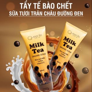 Tẩy Tế Bào Chết Mặt Từ Sữa Tươi Trân Châu Đường Đen Queenie Skin