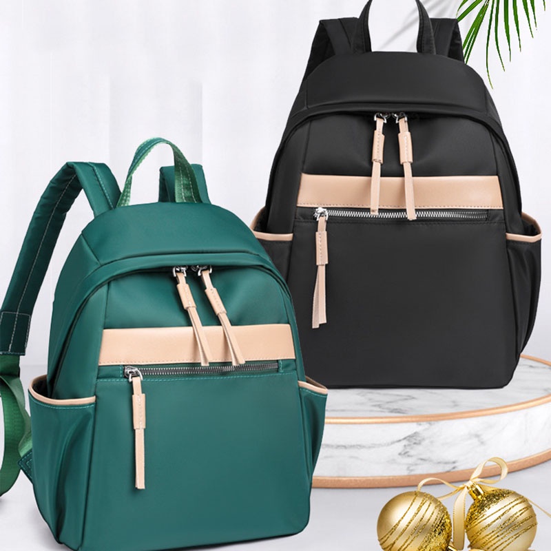 Balo Vải Oxford Cỡ Lớn Màu Tương Phản Thời Trang Cho Nữ