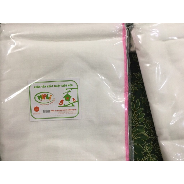 Khăn tắm cotton siêu mềm Mipbi cho bé