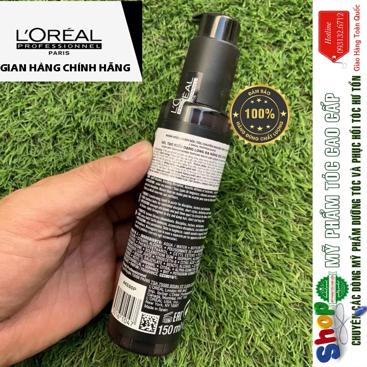 [L'oreal-chính hãng] (Lotion) Gel tạo kiểu đa năng Loreal Tecni art Trans Former 150ml, độ cứng 4