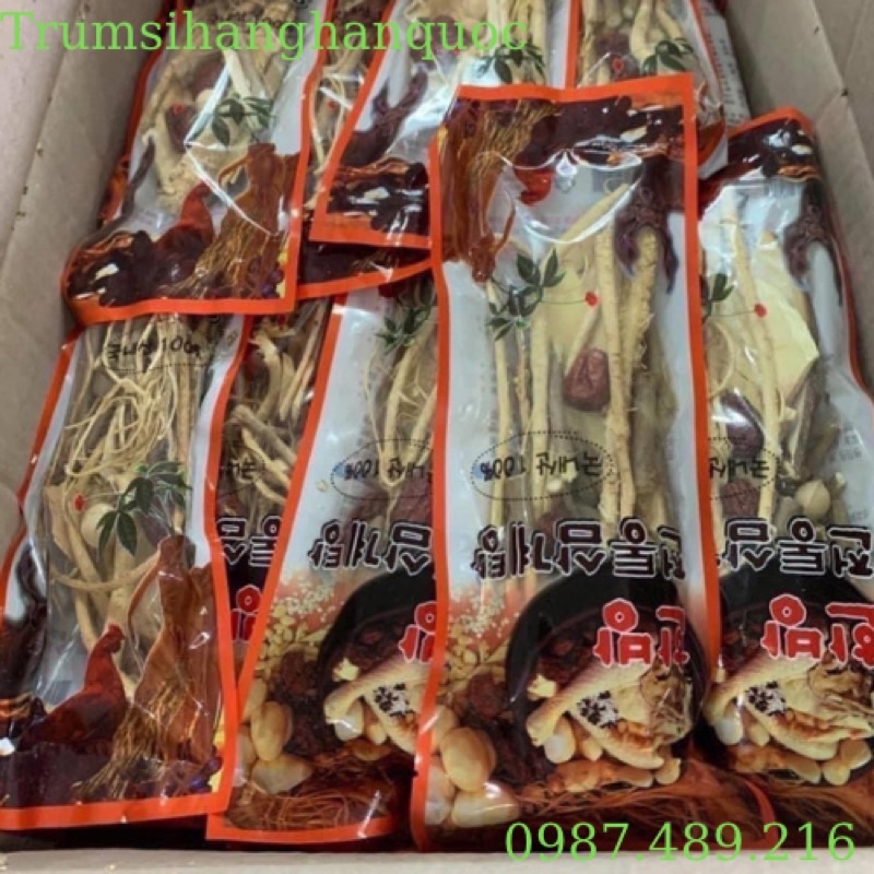 [HÀNG MỚI VỀ] Gia Vị Sâm Khô Hầm Gà Hàn Quốc Siêu Ngon 100g
