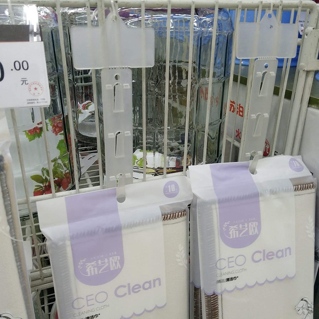 [Bán Chạy] Móc Treo Đồ Bằng Nhựa Pp Dài Trong Suốt Có Kẹp Treo Trưng Bày Sản Phẩm Bán Chạy