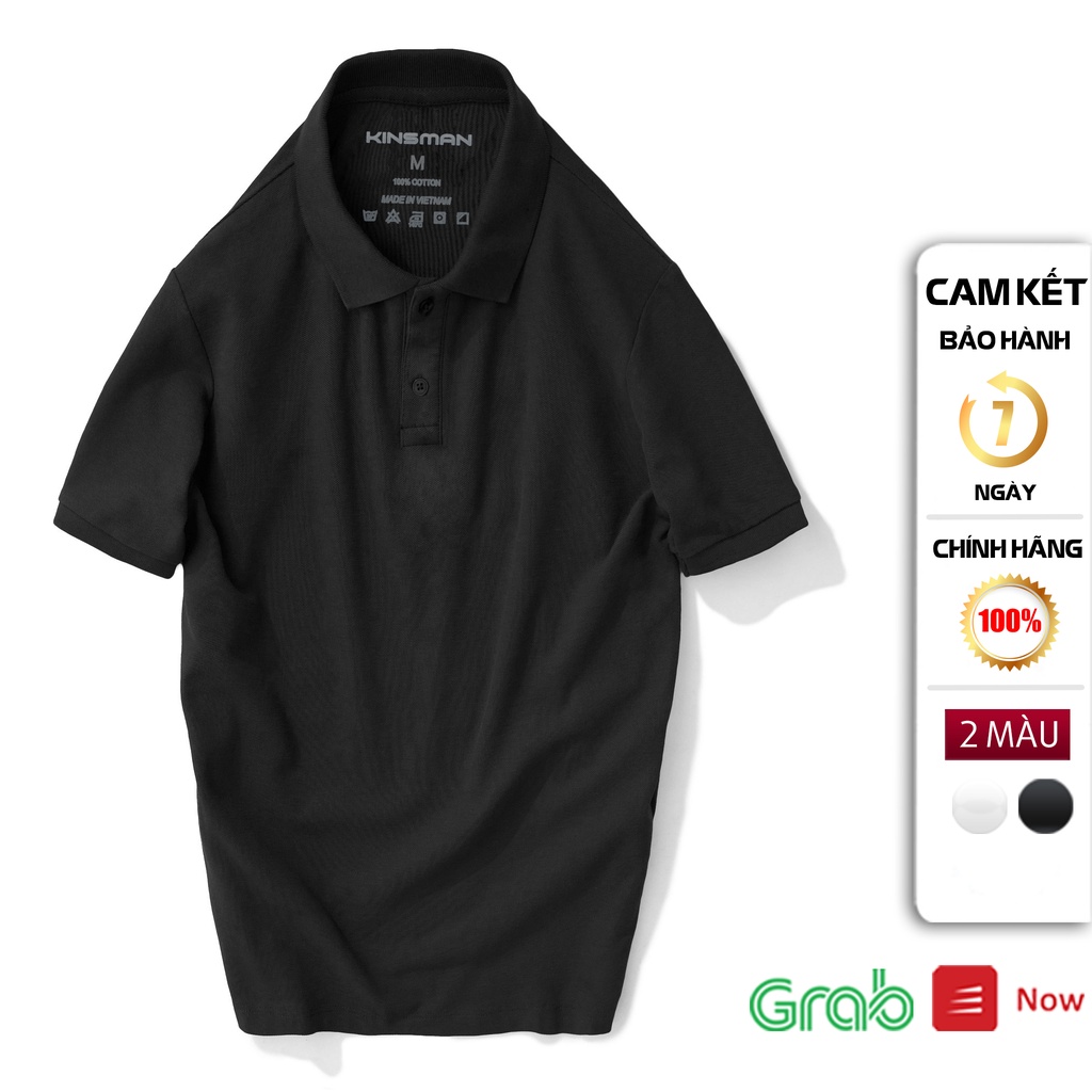 Áo Thun POLO Trơn basis Nam KSM Menswear Tay Ngắn có cổ trụ bẻ đẹp vải cá sấu Thái mềm mịn PL700