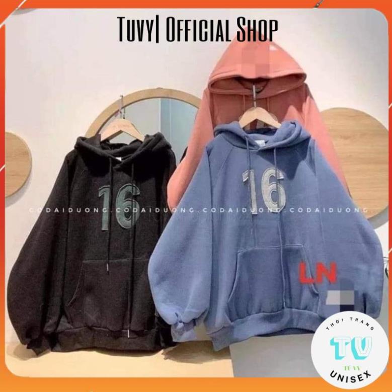 Hoodie Nam Nữ TUVYSHOP  Áo hoodie số 16 TH6