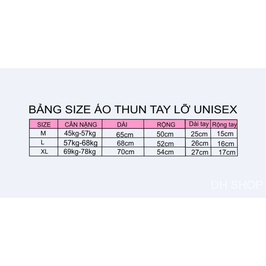 ÁO THUN, ÁO PHÔNG TAY LỠ UNISEX FORM RỘNG OVERSIZE GẤU UNSS M219