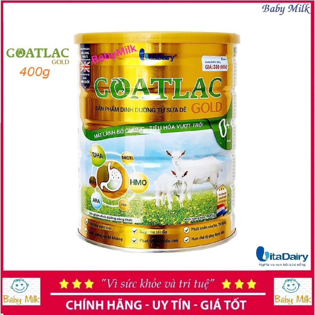 Sữa dê Goatlac gold 0+ (400g)