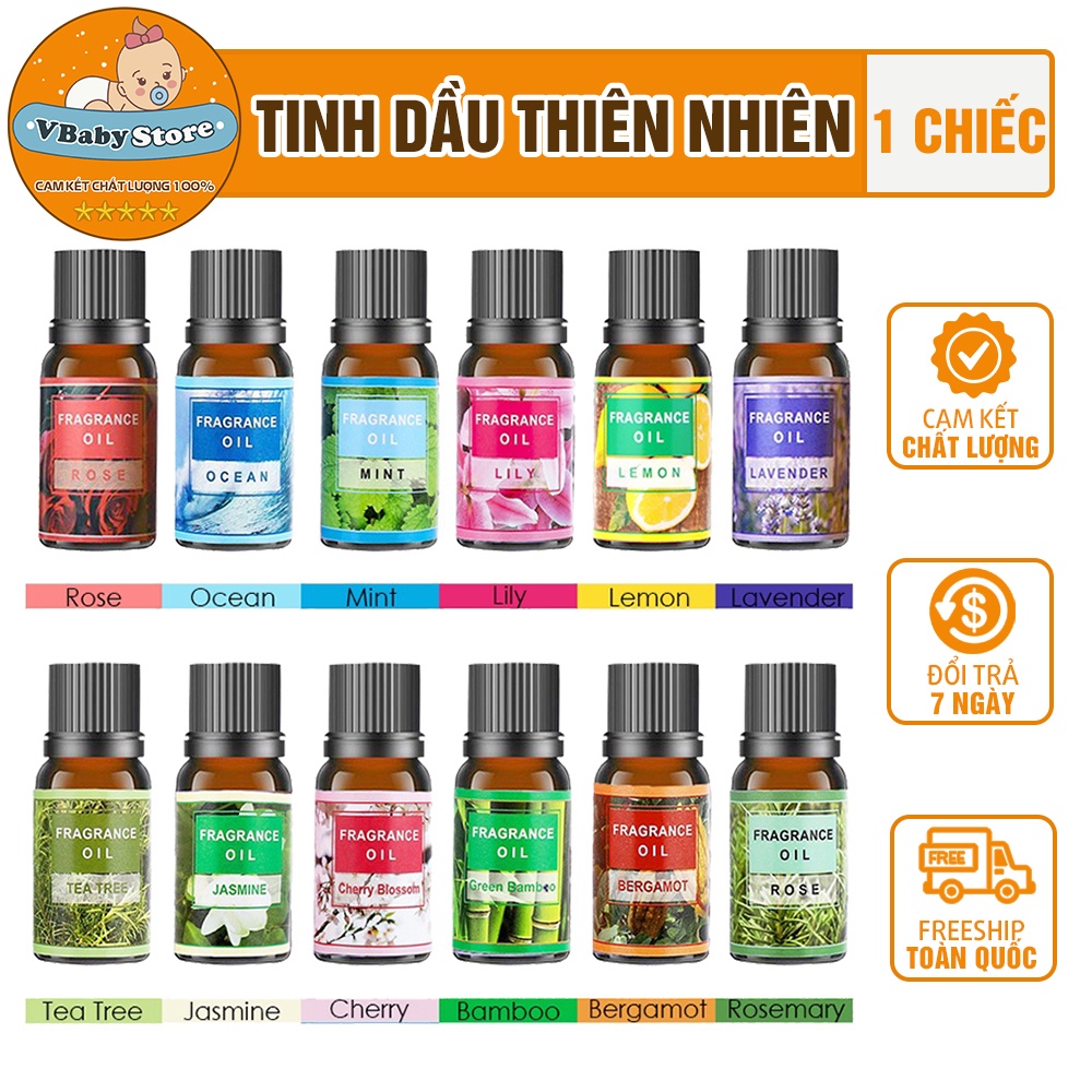 Tinh dầu thơm thiên nhiên giúp thơm phòng, thư giãn, đuổi muỗi cải thiện không gian sống