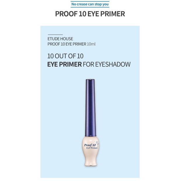 (hàng Mới Về) Kem Lót Trang Điểm Mắt Etude House 10g / Proof 10 Eye Primer | BigBuy360 - bigbuy360.vn