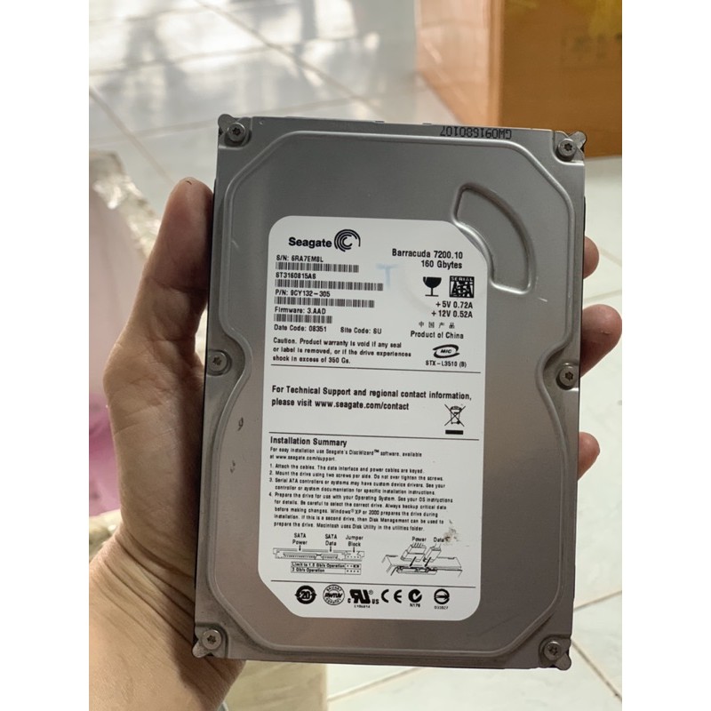 ổ cứng máy tính bàn 80gb,160gb,250gb tháo máy | WebRaoVat - webraovat.net.vn