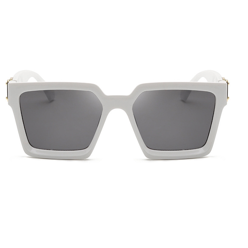 Kính mát gọng vuông chống tia UV400 thời trang sành điệu cho nam nữ