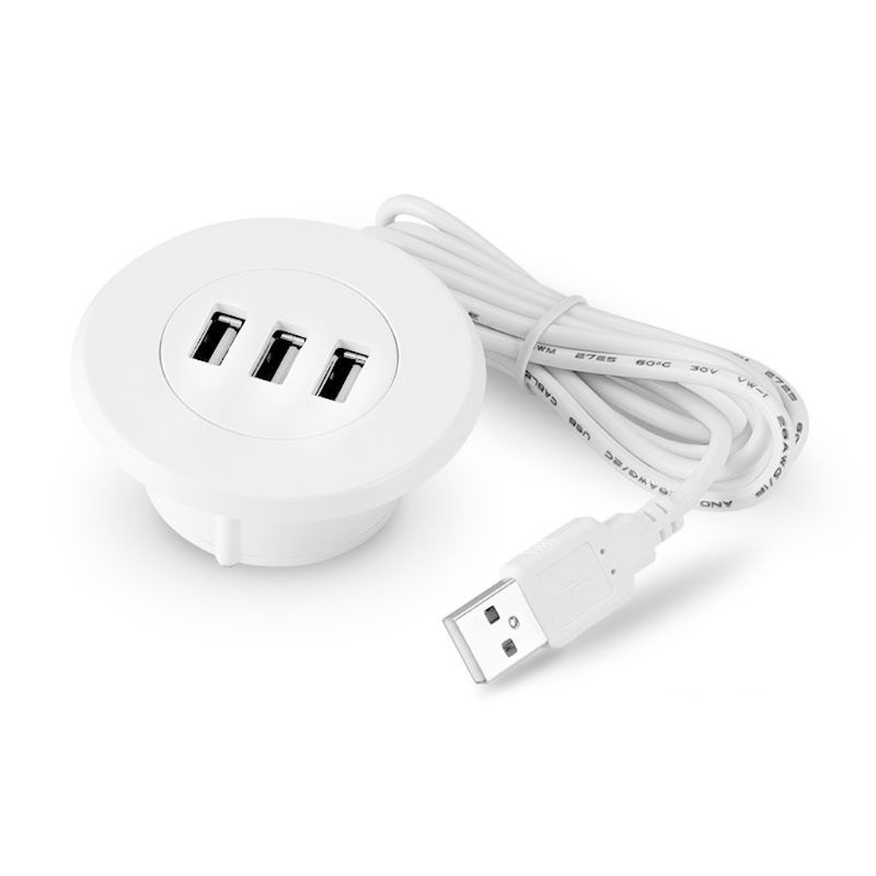 Bộ Chia 3 Cổng USB 2.0 5cm HUB Kết Nối Điện Thoại / Máy Tính Bảng Cho Văn Phòng / Nhà Ở