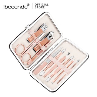 Hộp 10 Dụng Cụ Làm Móng Ibcccndc Chất Liệu Inox