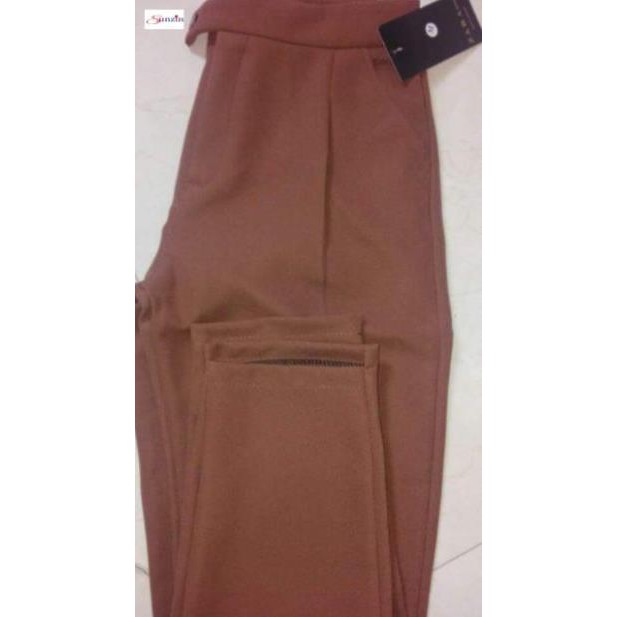Quần công sở baggy gấu lệch