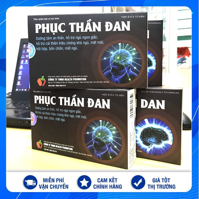 Phục thần đan - Hỗ trợ điều trị rối loạn thần kinh thực vật, rối loạn lo âu trầm cảm