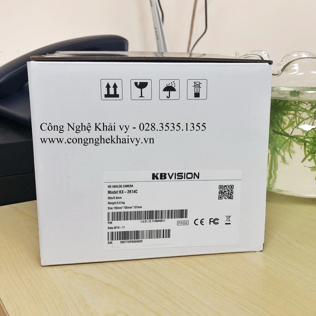 Camera KBVSION KX-2K14C - Hàng chính hãng (Tặng kèm nguồn rời và đầu nối)