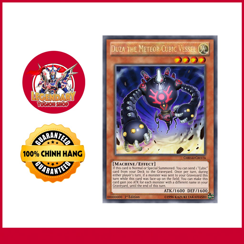 [EN][Thẻ Bài Yugioh Chính Hãng] Duza The Meteor Cubic Vessel
