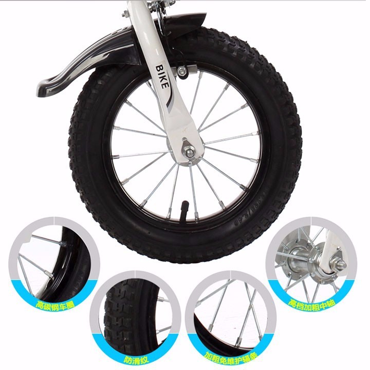 Xe đạp trẻ em bánh 14inch, 16inch  CÓ BÁNH PHỤ cho bé từ 3 đến 8 tuổi an toàn cho trẻ khi vui chơi