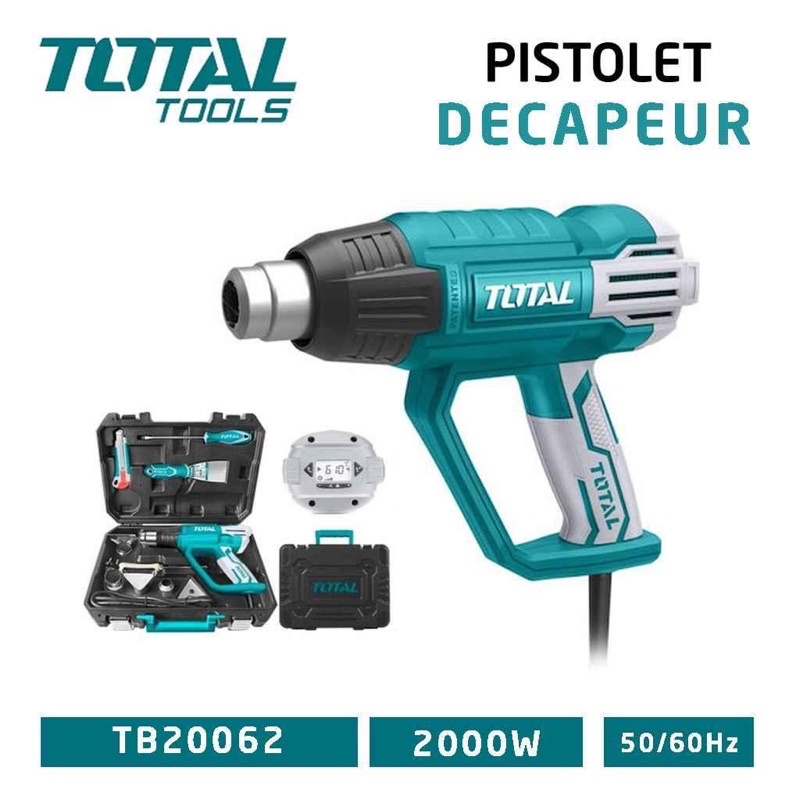 TOTAL Máy Thổi Nhiệt 2000W TB20062 (Cam kết Chính Hãng 100%)