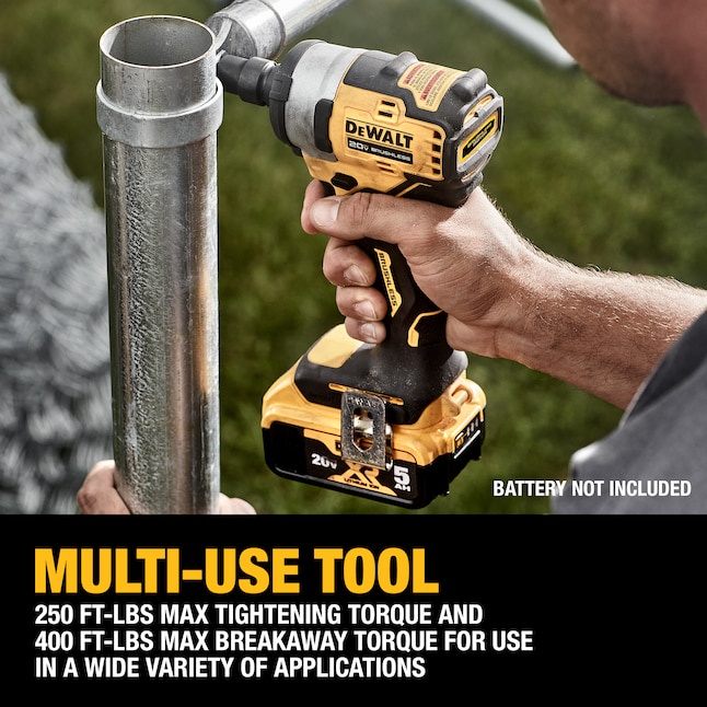 NHẬP MỸ - BULONG DEWALT DCF911 DCF911B 20-VOLT MAX VARIABLE SPEED BRUSHLESS 1/2-IN SQUARE DRIVE CORDLESS IMPACT WRENCH