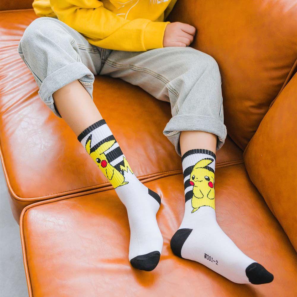 BACK2LIFE Vớ Giữ Ấm Mùa Thu Mềm Mại Họa Tiết Hoạt Hình Dễ Thương Cho Nữ