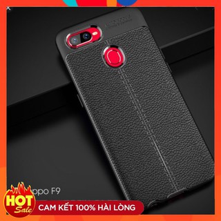 Ốp Lưng Samsung Galaxy M21 2020 Vân da Auto Focus ( Đen )