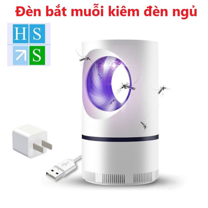 Đèn bắt muỗi thông minh thế hệ mới MOSQUITO , Đèn diệt côn trùng kiêm đèn ngủ , cắm cổng USB tiện lợi , tiết kiểm điện