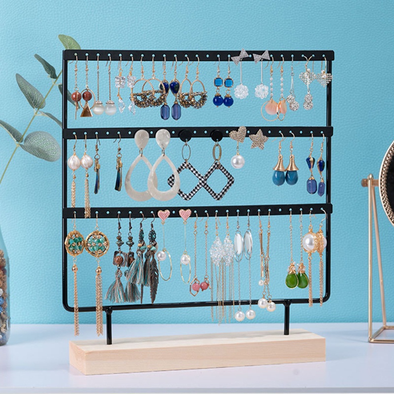 Giá Đỡ Trưng Bày Nhẫn Ba Tầng Bằng Sắt