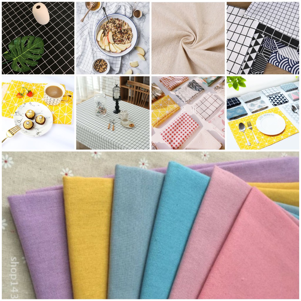 1M*1M5(VẢI THÔ_NHẬN ĐẶT THÊM MAY VIỀN ĐẸP) khăn trải bàn, thảm picnic dã ngoại vải canvas họa tiết caro, hoa lá, vintage