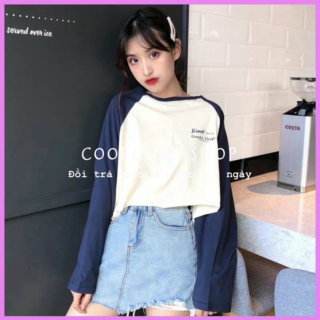 ÁO CROPTOP FOM RỘNG TAY DÀI | BigBuy360 - bigbuy360.vn