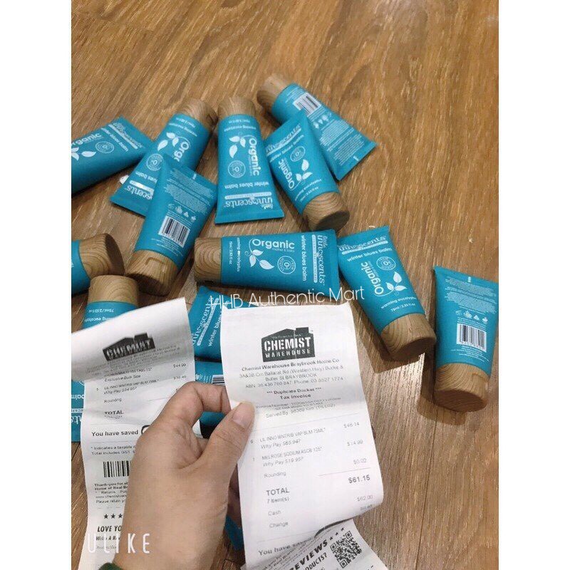 Dầu giữ ấm ngực Organic Little Innoscents Winter Blues Balm - Xuất xứ Úc