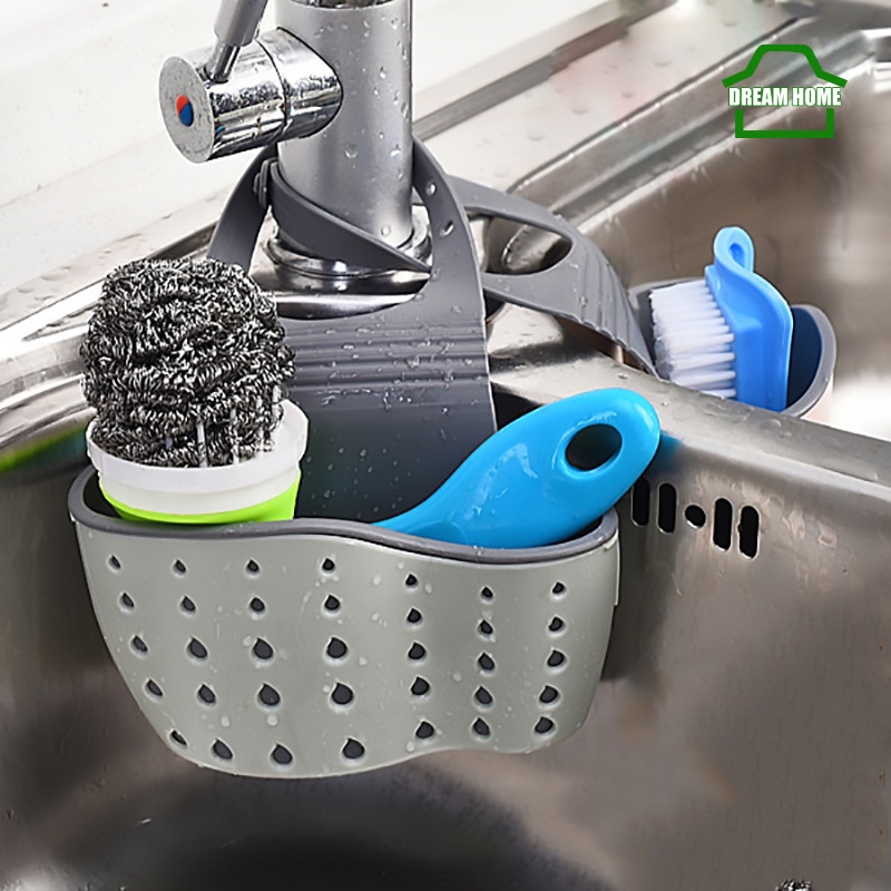 Giỏ đựng mút rửa chén treo bồn rửa chén tiện lợi cho nhà bếp