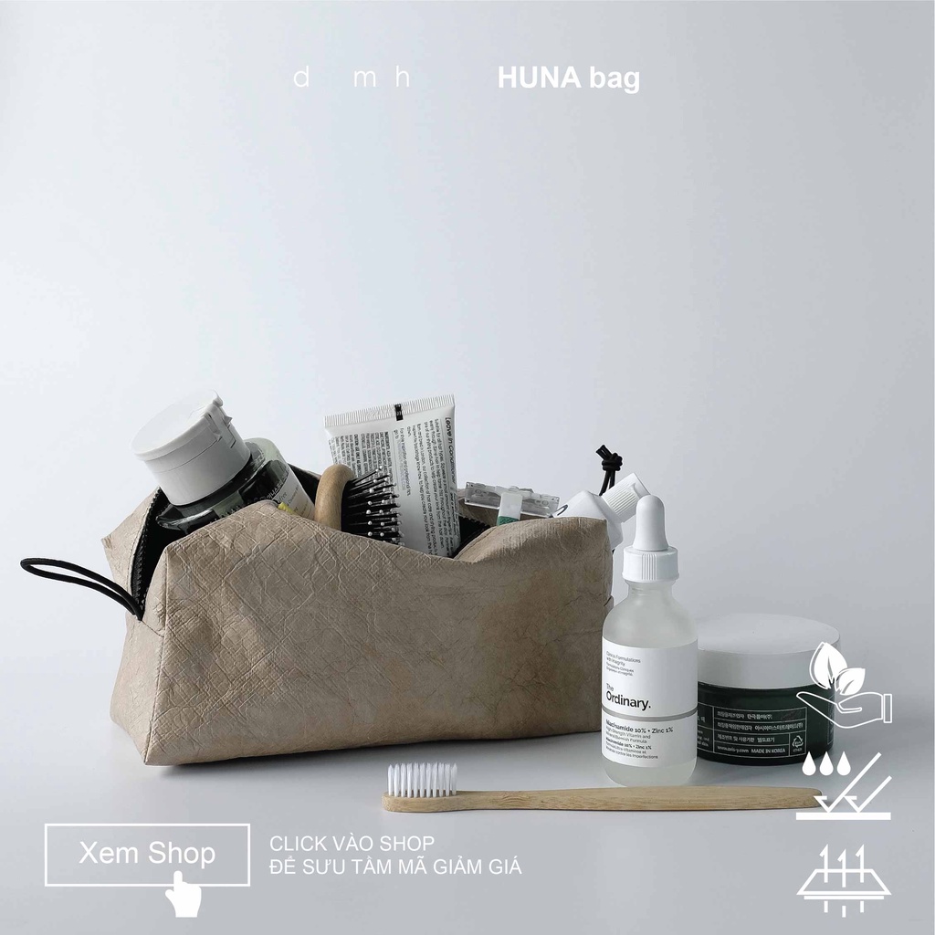 dmh-Túi đựng đồ cá nhân HUNA-Túi chống thấm nước, thân thiện môi trường