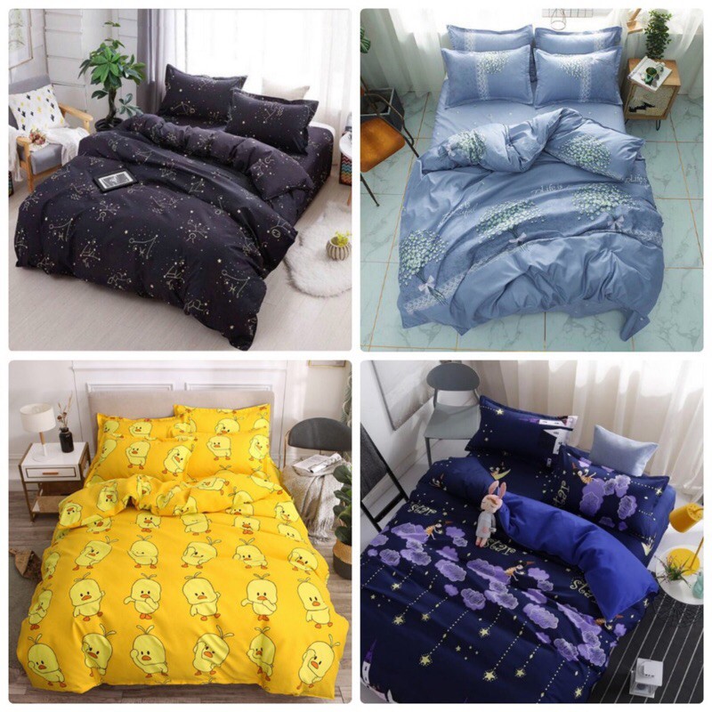Vỏ bọc mền có khoá kéo, vỏ chăn lồng được ruột, chăn mỏng poly mẫu cung hoàng đạo  - Hàng loại 1