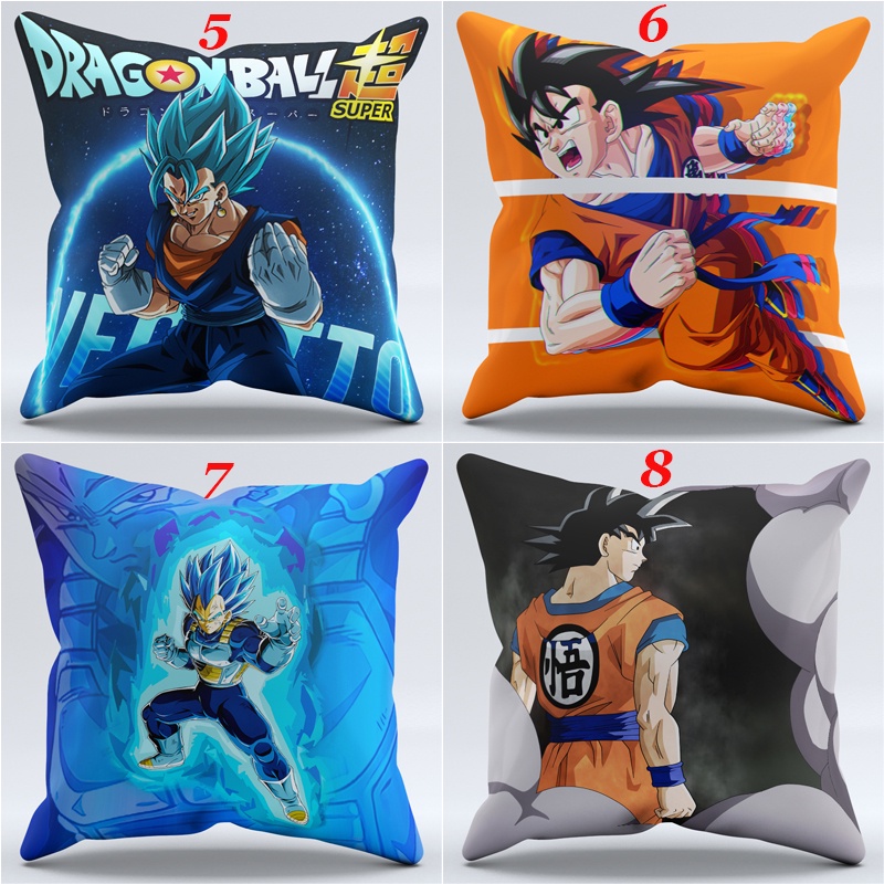 Vỏ Gối Đơn In Hình Goku Dragon Ball Chất Liệu Polyester