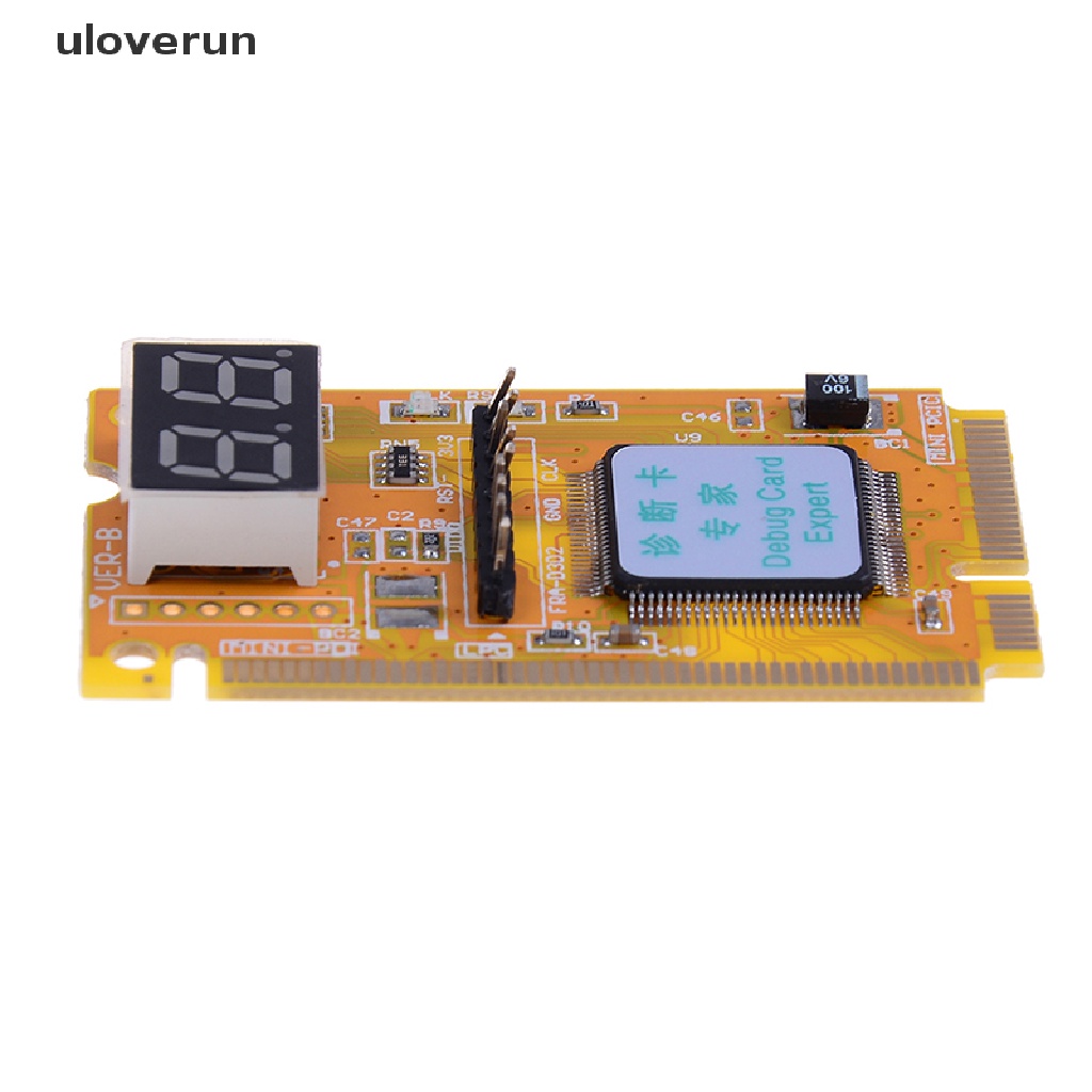 Uloverun Thẻ Kiểm Tra Chẩn Đoán Lỗi 3 Trong 1 mini PCI PCI-E LPC PC laptop