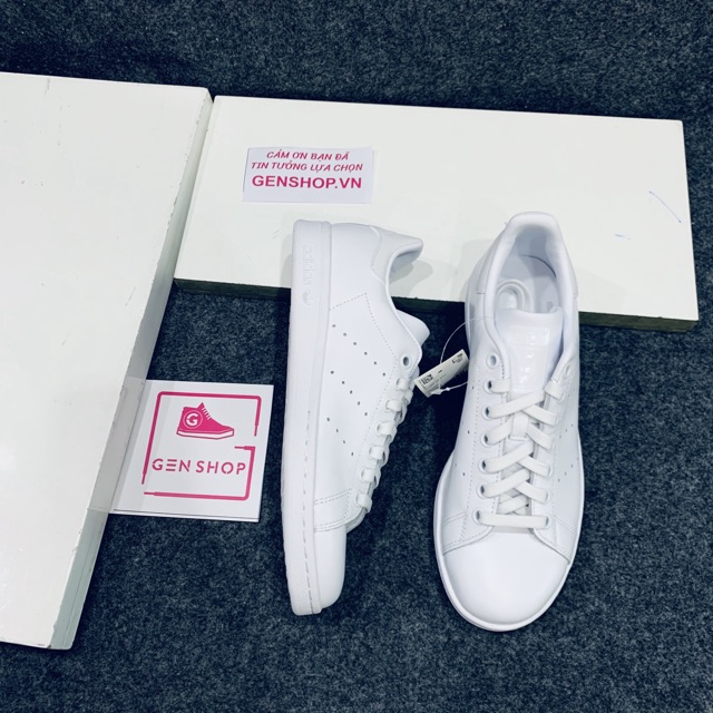 [shop sale] [ hàng cao cấp ] [Chính Hãng] Giày Adidas Stan Smith All White (S75104) chính hãng [ mẫu đẹp ]