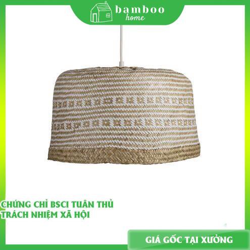 Đèn Cói 40cm x H20cm Trang Trí Xuất Khẩu Pháp THE BAMBOO - Đèn trang trí