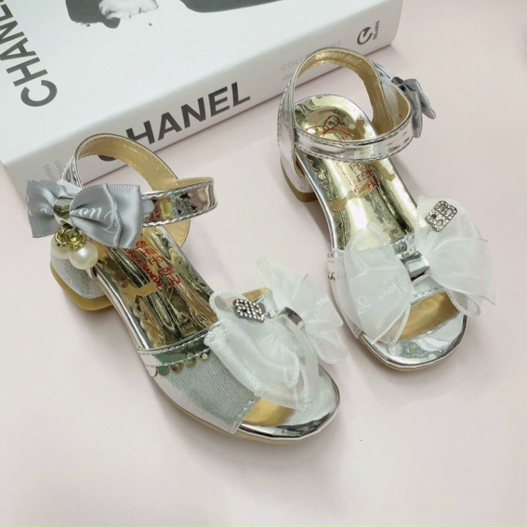 [Mẫu Mới Về 2022] DÉP SADAN CAO GÓT(3p) CHO BÉ GÁI SIZE 25-34