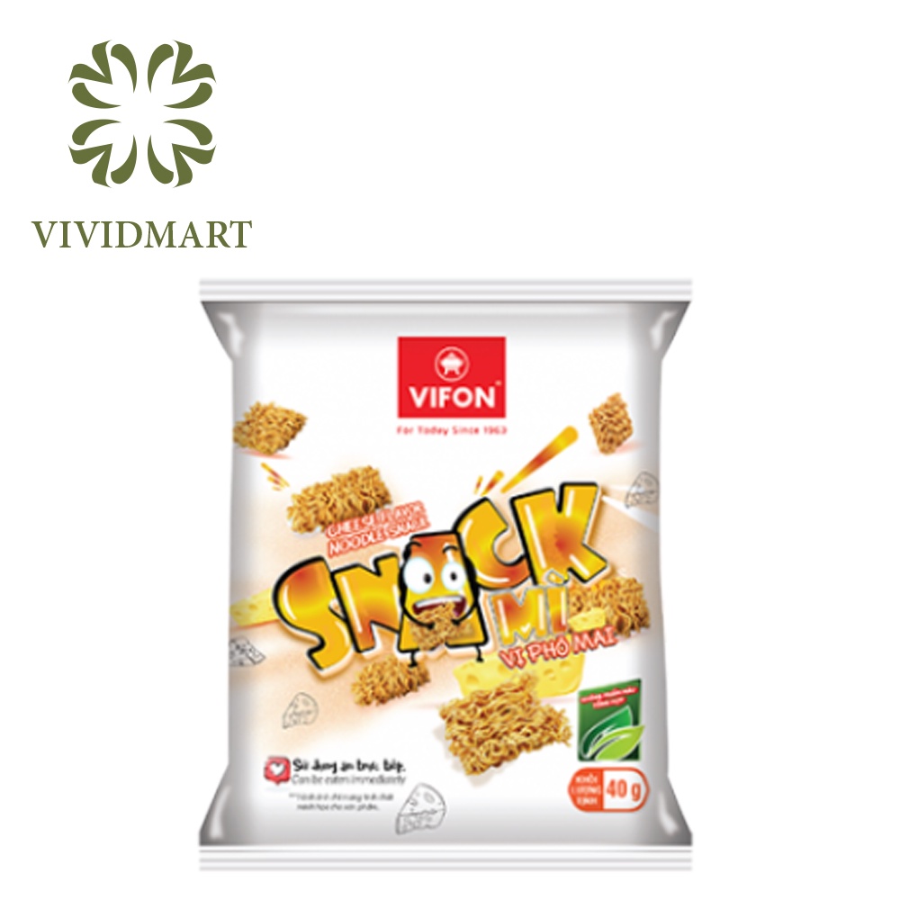 SNACK MÌ ĂN LIỀN / MÌ TRẺ EM 5 VỊ BÒ NƯỚNG, BƠ TỎI, PHÔ MAI / PHOMAI, WASABI, HẢI SẢN CHUA CAY -Gói 40g