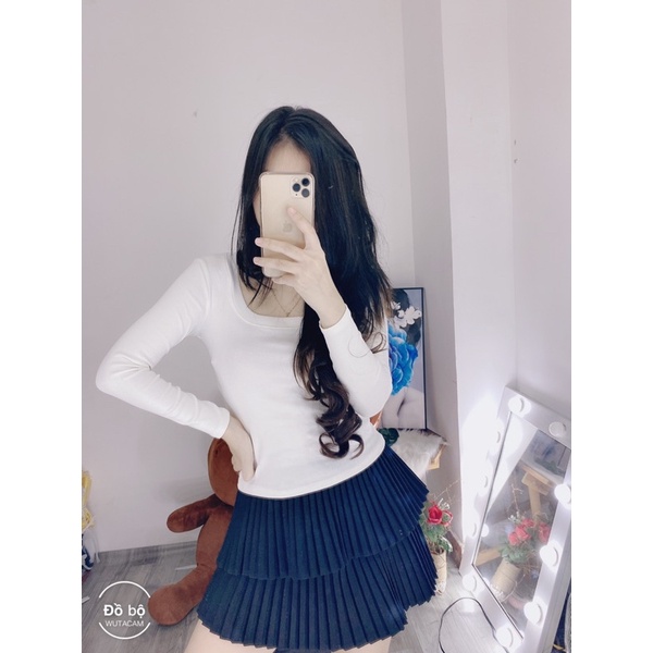 ❤️ÁO KIỂU❤️Áo tay dài nhiều màu chất borip đẹp