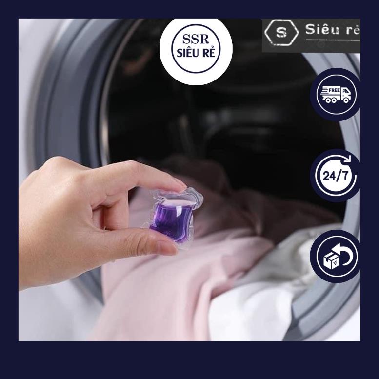 Hộp 30 viên giặt xả quần áo 3 trong 1 nhiều mùi thơm quần áo tiện lợi (LA2126)
