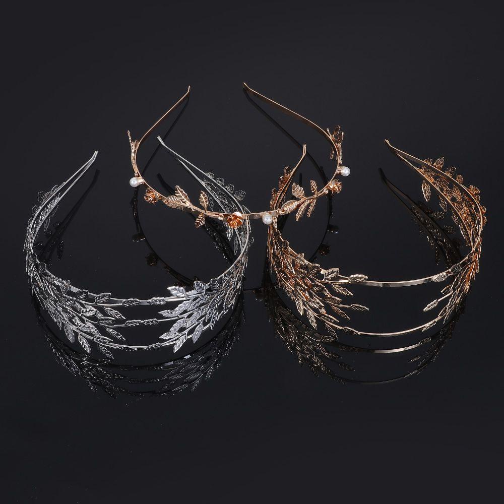 Vương Miện Công Chúa EUCA 1PC|Ngọc Trai Kim Loại|Vương Miện