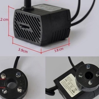 Bơm chìm mini 220V bể cá, tiểu cảnh 2,5W, 3W, 5W