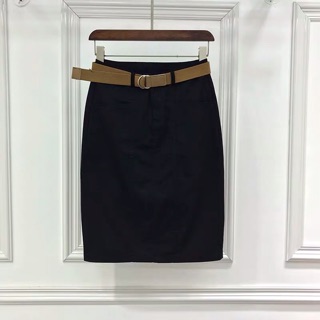  Chân váy bút chì kaki ôm body chân váy nữ dài trắng đen ulzzang thời trang công sở nữ Shop Hạt Dẻ 