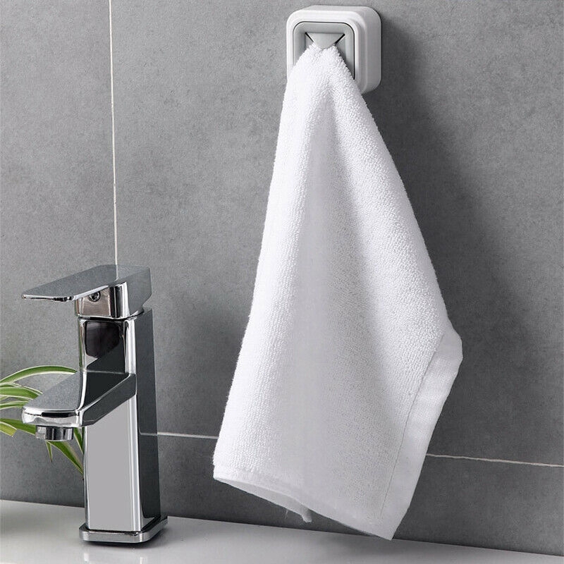 Kẹp treo khăn gắn tường thiết kế móc hít độc đáo tiện dụng cho nhà tắm