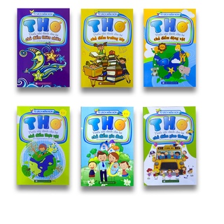 Sách - Bộ Thơ Thiếu Nhi 6 Cuốn Dành Cho Trẻ Mầm Non