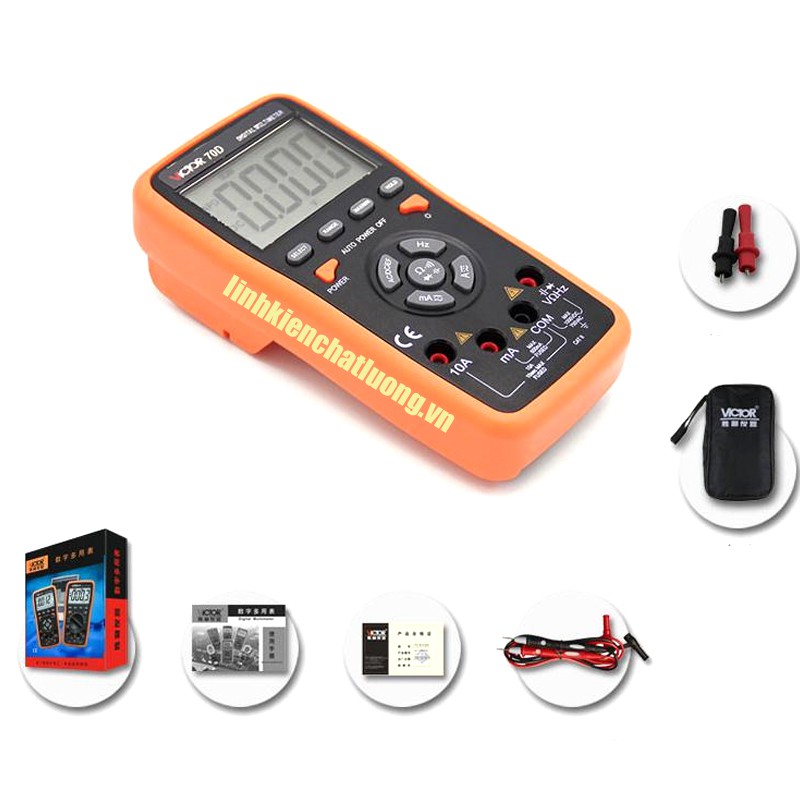 VC70C Đồng hồ vạn năng điện tử VICTOR