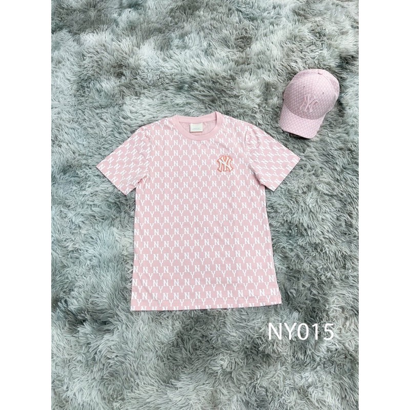 (HÀNG XUẤT XỊN) Áo hồng nhạt NY015 M//L//B MONOGRAM MULTICO PINK Made in Cam//bodia full-tag-code  Size XS S M L