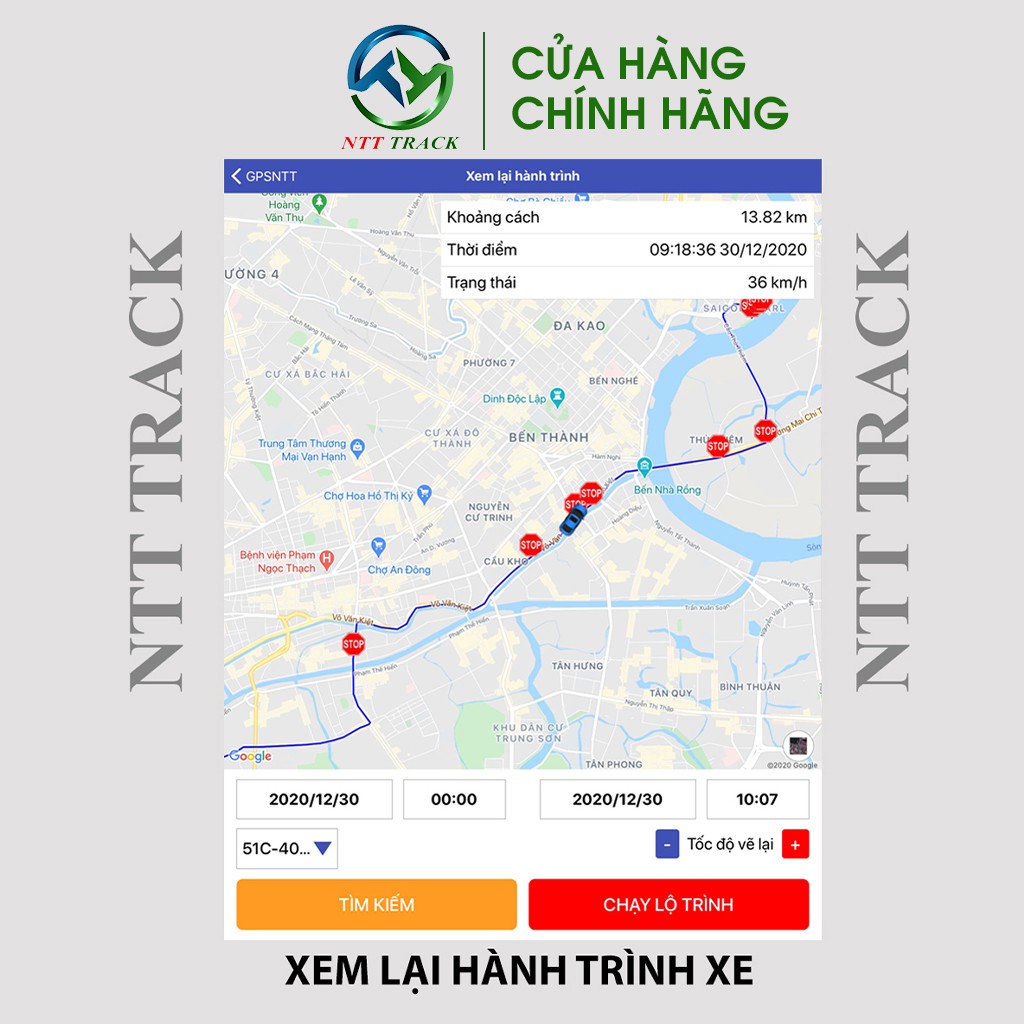 Thiết bị định vị GPS xe máy chính hãng NTT Track A8 Pro